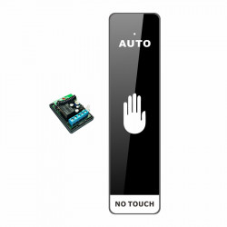SB5-BR wireless exit button, IR, super mesh, NO/NC, 138x35x10mm  