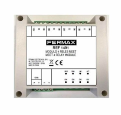 1491 MEET 4 releju modulis, RS-485, 7-26V DC  