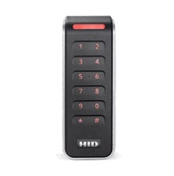 Signo 20K Seos Card Reader with Keypad HID, Pigtail, Black  