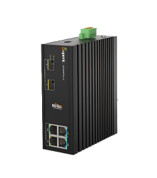 SP3006FM-L2 Industrial Managed L2 Switch, 4x1Gbps PoE, 2x SFP, 120W  