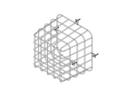 STI-9729 CCTV and Lighting Wire Cage 178 h x 178 w x 178 mm  