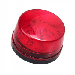 TK34R LED Flash Light, Red, 12V DC  