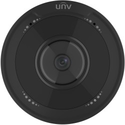 IPC815SB-ADF14K-I0, BLACK 5Mpix FISHEYE IP Camera, 1,4mm (360°), UltraH.265, IR up to 10m, IP66,  