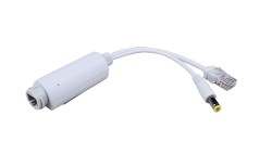 UPD1101-PDA-P PoE hub, PoE IN 37~57VDC, OUT 12V/1A, 10/100Mbps, UTEPO  