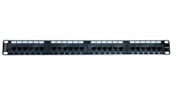 UTP6IDCPP24 CAT6 19" 24 ports pannel, unshielded, 1U, LinxCom  