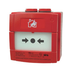 WCP3A-FIRE ALARM BUTTON NO / NC, FOR EXPLOSIVE ROOMS, IP67, GLASS ELEMENT  