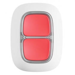 DoubleButton is a wearable hold-up interface with two tight buttons, white  