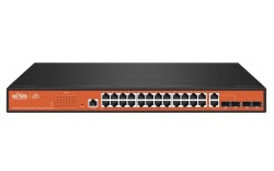 WI-PCMS328GF Cloud L2 Managed Switch, 24x1Gbps PoE, 2xCombo SFP, 2xSFP, 400W  