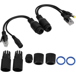 WI-POE22S-KIT-B External Passive PoE Kit, BLACK  