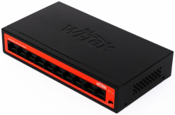 WI-PS210H switch, Watchdog, 8x100Mbps PoE 250m, 2x100Mbps, VLAN, 62W  