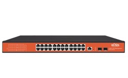 WI-PCES326GF Cloud Smart Easy Switch, 24x1Gbps PoE, 2x1Gbps SFP, 370W  