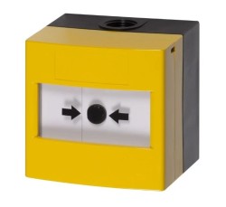 WRP2-Y-11 ReSet Call Point double NO / NC, Yellow, IP67  