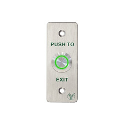 YWP-880A (LED) Exit Button, Flush Mount, 90x35x12mm, IP68  
