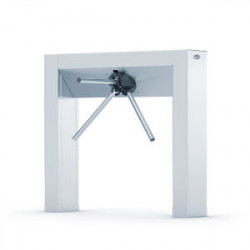 ZA2-TM-DA Motorized Tripod Turnstile with Automatic Arm Drop, Inox  