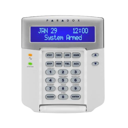 K641R LCD keypad with card reader 