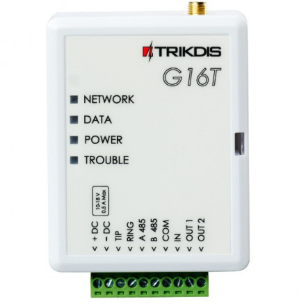 G16T GSM / GPRS komunikators, bez RS-485 (bez antenas) 