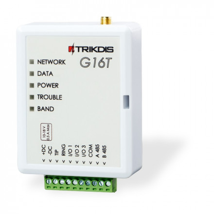 G16T 4G EMEA GSM / GPRS komunikators bez RS-485 (bez antenas) 
