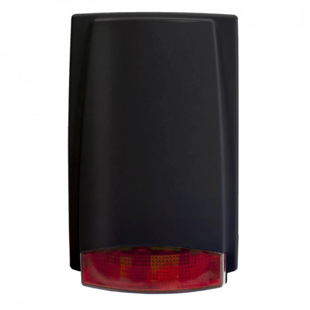 MR-300 lauko sirena, juoda, su raudona blykste 