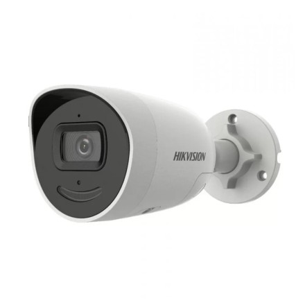 DS-2CD2046G2-IU F4 bullet 4MP IP kamera; 4mm (~83°); AcuSense; mikrofonas; IR40m; micro SD; IP67 