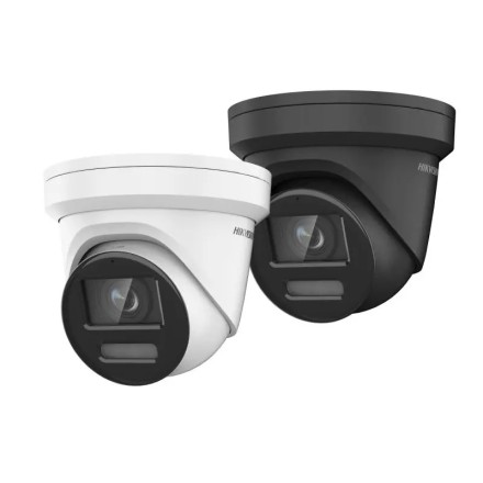 DS-2CD2387G2-LU F2.8 8Mpix dome IP camera; 2.8mm (102°); ColorVu; AcuSense; LED 30m; IP66 