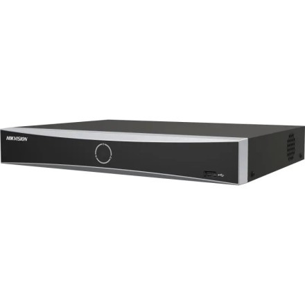 DS-7604NXI-K1/4P NVR, 4 channels, 4 PoE,12Mpix, 1x HDD, VGA, HDMI, In 40 Mbps/Out 80 Mbps. 