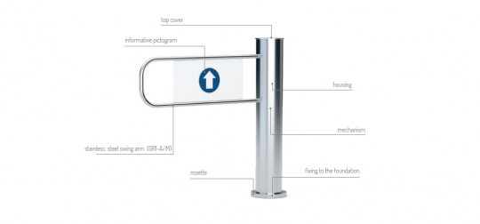 GR1-A Automatic Swing Gate, Bidirectional 