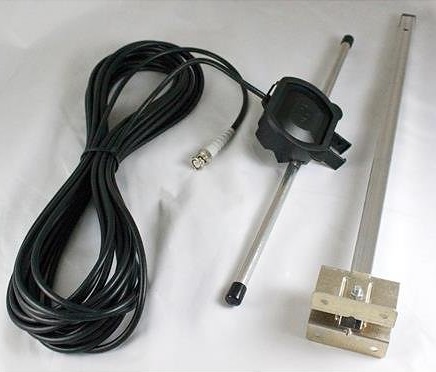 BF876DQ dipole antenna 400Mhz with 10m cable, BNC connector, operation 1500m 
