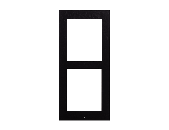 2N® IP Verso - Frame for surface installation, 2 modules - black, 9155022B 