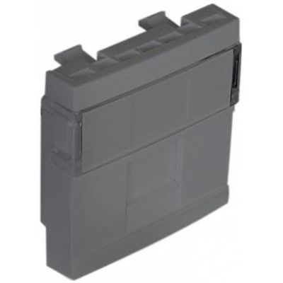 45976 SAL Q45 Tray module 45x45 cover for 1x RJ45 socket, aluminum color 