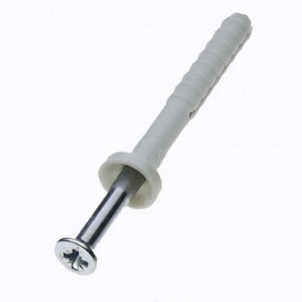 Hammered wood screw with pin 6x40, (200 units) 