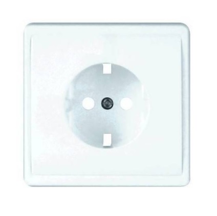 MONOB COV F/EARTH SOCKET (SKO TYPE) WHITE 