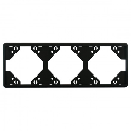 50931 TPM Triple Horizontal Frame, Matte Black 