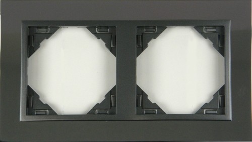 DOUBLE FRAME CHROME/GRAY 