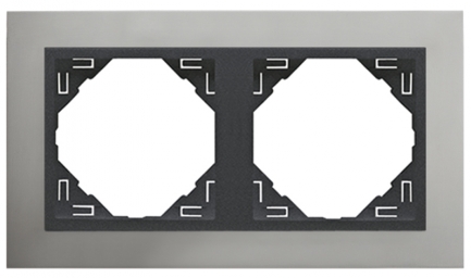DOUBLE FRAME ALUMINIUM/GRAY 