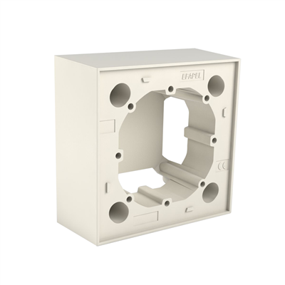 LOGUS 90 SERIES SURFACE MOUNTING BOX IVORY 