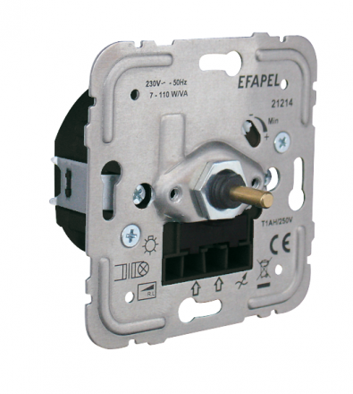 21214 Dimmer Switch for LED Lamps 3-35W, Energy Saving, Halogen 7-110W 