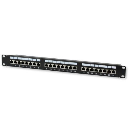 PP-6U-24 - 1U Cat 6 UTP 24-port panel 