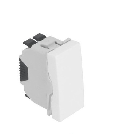 45161 SBM Q45 45x22.5 call switch, trough mounted, matt white 