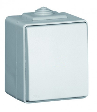 SINGLE POLE SWITCH WHITE 