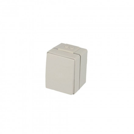48071 CCZ Overhead IP65 vienas atslēgas slēdzis 10A, ~250V, pelēks 