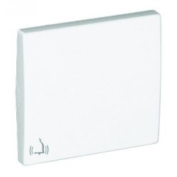 ROCKER F/SWITCHES W/BELL SYMBOL WHITE 