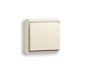 ROCKER F/SWITCHES W/BELL SYMBOL IVORY 