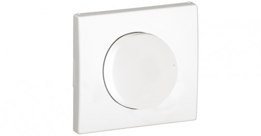 COV PLAT F/DIMMER/TWO-WAY SWITCH WHITE 