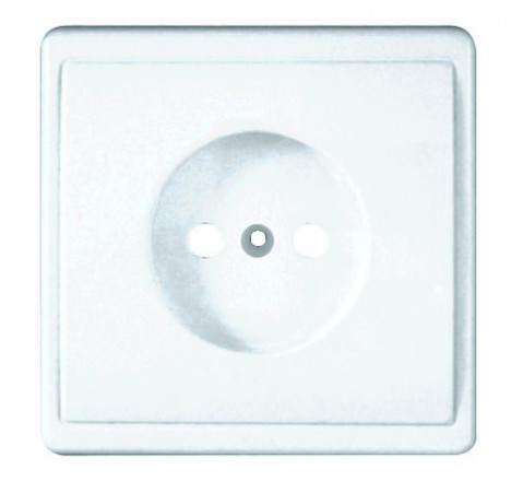 MONOB COV F/SINGLE PHASE SOCKET WHITE 
