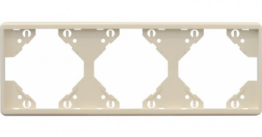 TRIPLE HORIZONTAL FRAME IVORY 