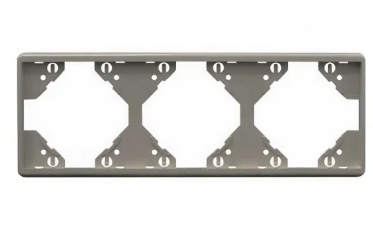50931 TPR Triple Horizontal Frame, Silver 