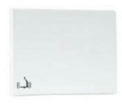 ROCKER F/SWITCHES W/BELL SYMBOL WHITE 