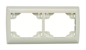 DOUBLE HORIZ FRAME IVORY 
