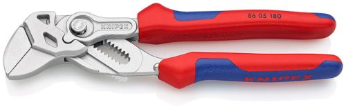 86 05 180 Adjustable expansion nut pliers 180mm chrome for KNIPEX nut up to SW35 