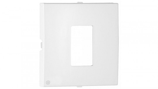 COV PLAT F/SINGLE RJ45 COMP SOCKETS ICE 